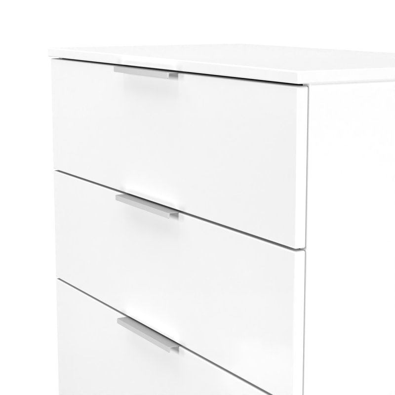 Fully Assembled Mericle 4 - Drawer Chest of Drawers, White