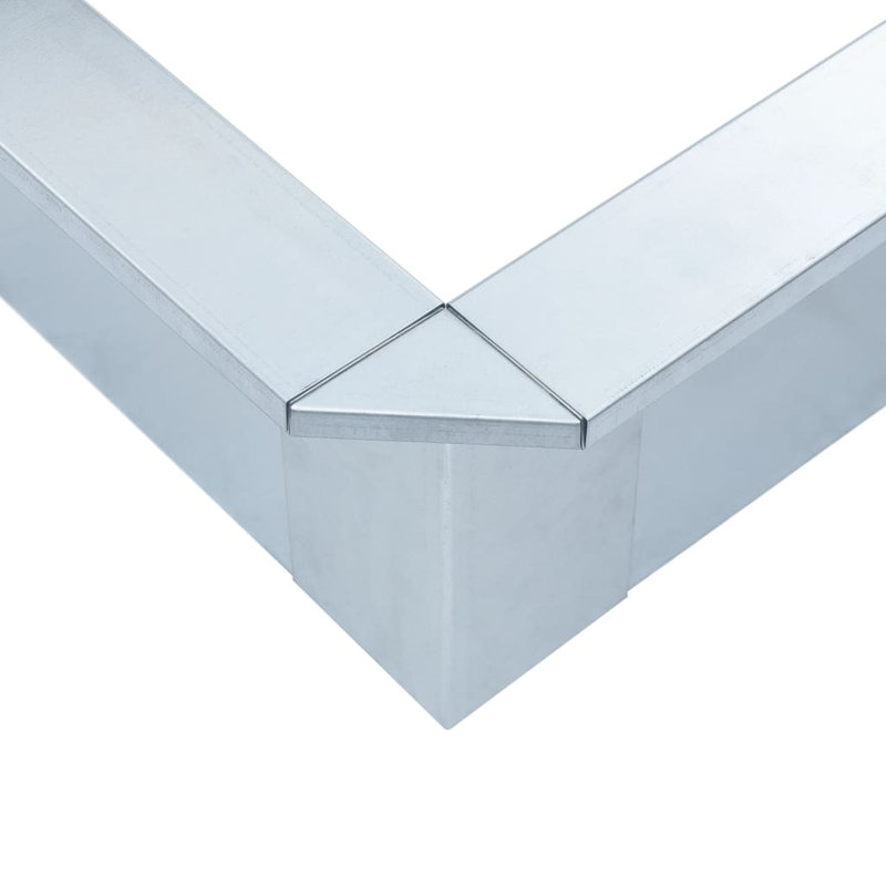 Kumiko Dakota Fields White Metal Pet Barrier for Fence Panels, 25cm H x 150cm W x 7cm D