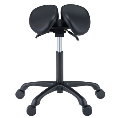 Master Massage Marquina Ergonomic Posture Saddle Chair-Two-Part Saddle Stool-Black -  Inbox Zero, AA24FEC3F46F4AE988EC56611860E4D8