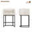 Modern Upholstered Counter Stool with Metal Frame-124062065