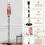 Grande lampe moderne sur pied avec télécommande à DEL à intensité variable, abat-jour réglable, élégant papillon mauve rose, ornements floraux en marbre pour le salon, la chambre et le bureau