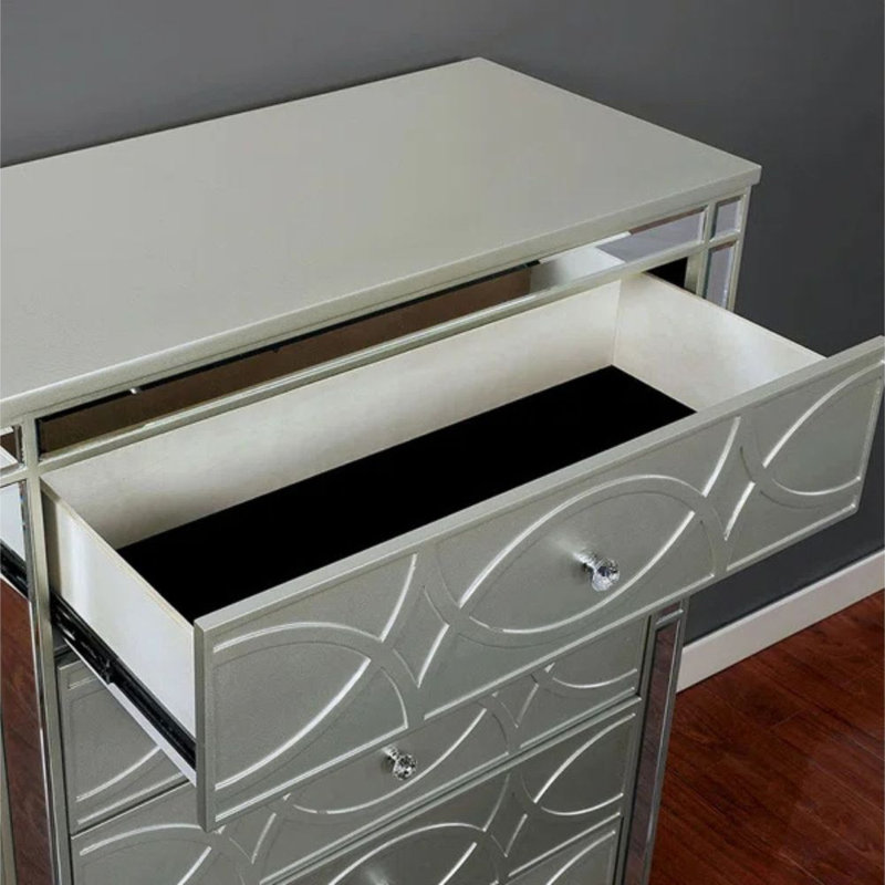 Manar 36 in. Silver Chest