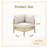 Outdoor Natural Wicker Sofa Boho Patio Sectional Loveseat Furniture Set With Beige Csuhions