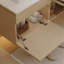 Petit meuble-lavabo flottant simple 31,5 pouces avec lavabo-133144825