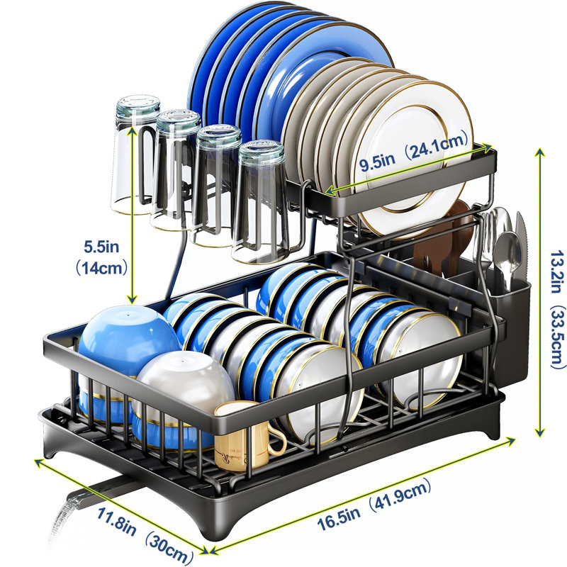 Arshan Adjustable Steel Dish Rack