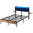 Nottaway Full Bed with Storage Headboard and Charging Station, Bed Frame with LED Light Strip-405143284