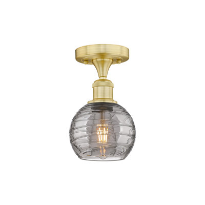 Plafonnier semi-encastré 1 lumière