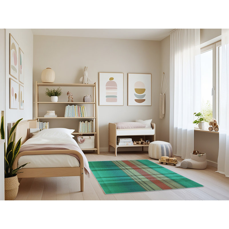 Tapis sarcelle, Rectangle 3 pi x 5 pi