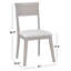 6 - Person Four Leg Dining Set-1930972344