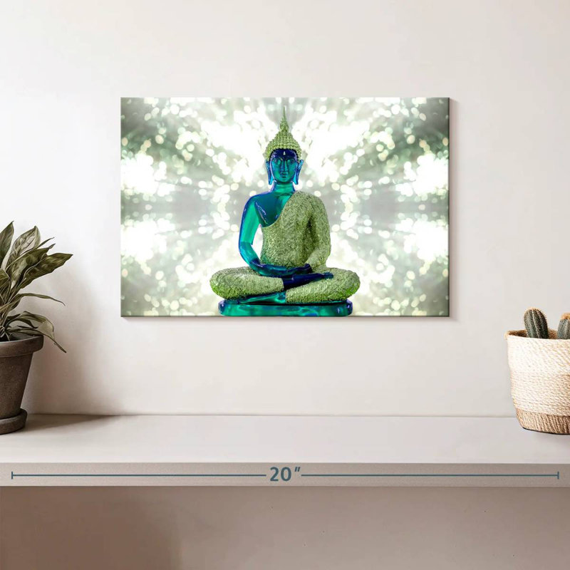 Leisha Emerald Buddha, 8" H x 12" W