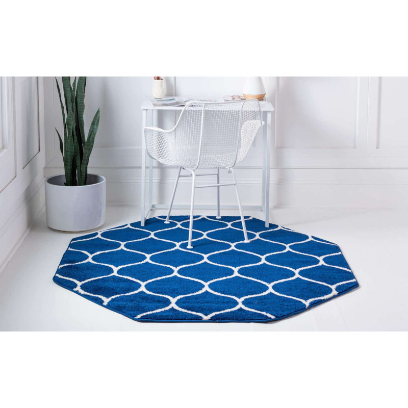 Tellaro Abstract Indoor Rug, Octagon 5' x 5'
