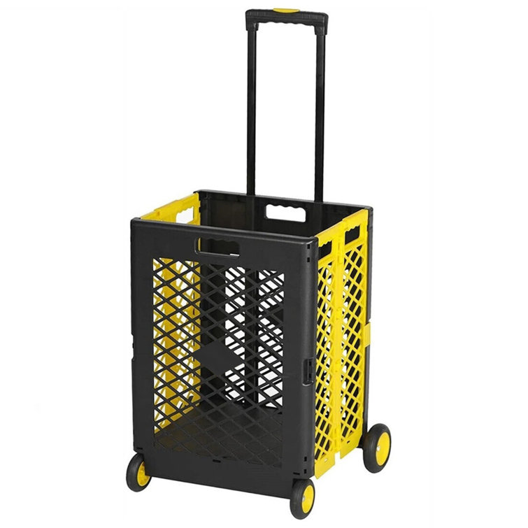 LUCKYREMORE 110 Lb. Capacity Foldable Utility Cart & Reviews