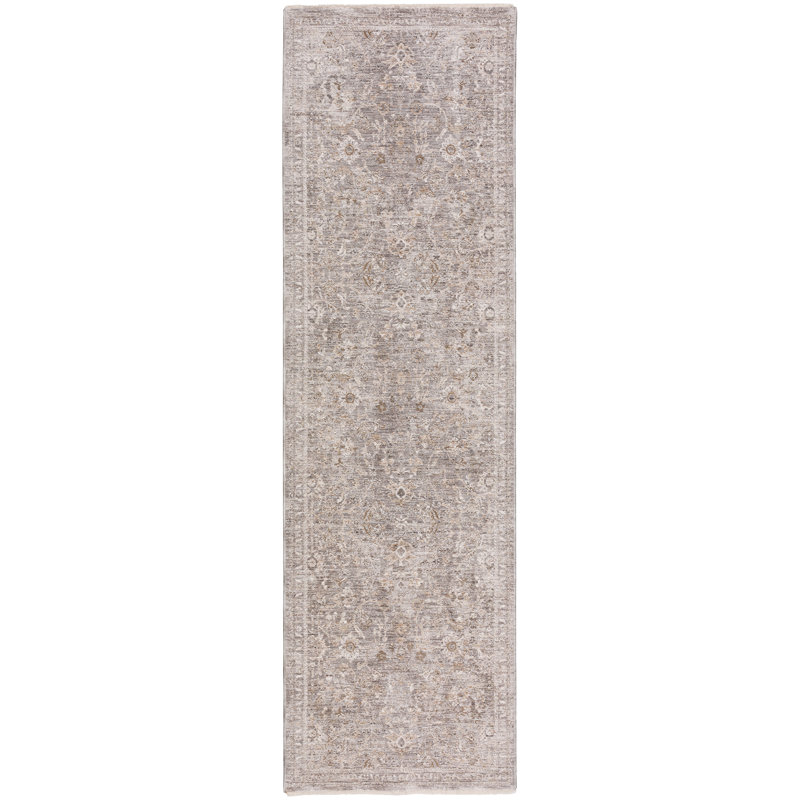 Cyprus CY9 Silver Rug, Runner 2'3" x 7'10"