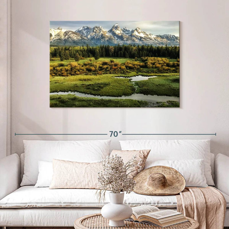 Alvord majestueux, chaîne de montagnes du Wyoming, H 30 po x l 45 po
