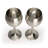 Aulay 6.75oz. Stainless Steel Wine Glass Set