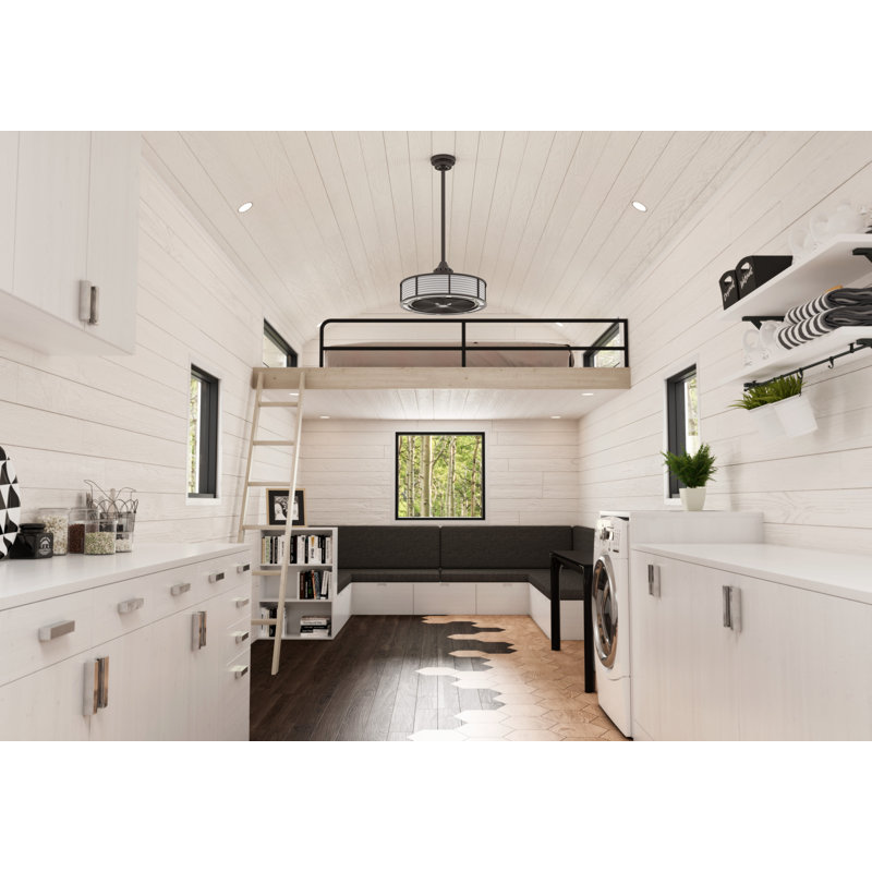 Tunley 22" Brushed Nickel LED Ceiling Fan with Wall Control