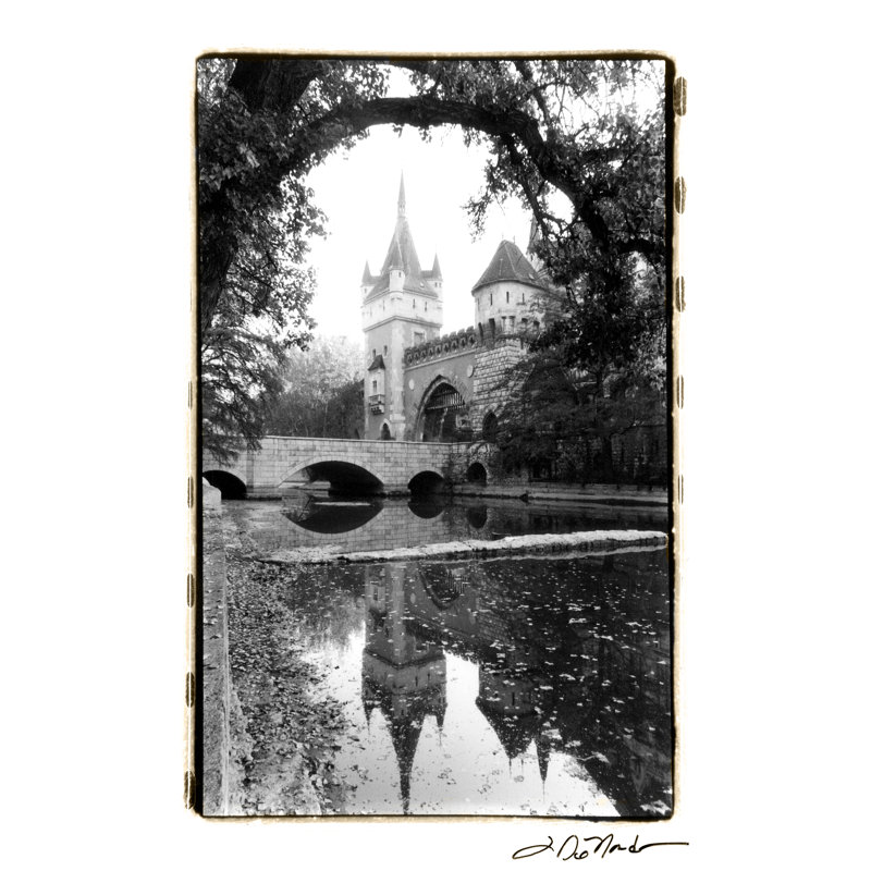 Castle Reflections Vajdahunyad by Laura DeNardo - Wrapped Canvas Art Prints, 91cm H x 61cm W x 3.8cm D
