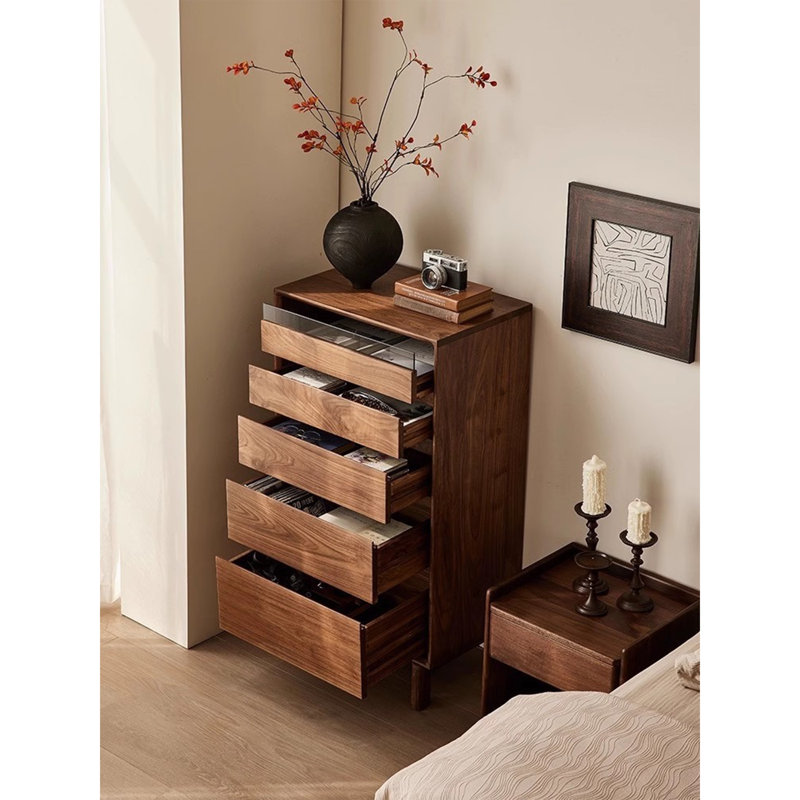 Commode d'appoint rétro style japonais