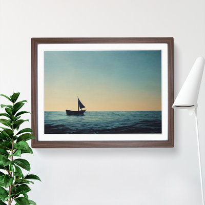 Solo Sailing Boat Vol.3 - Framed Print