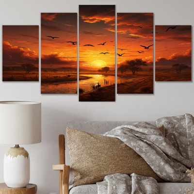 Vulture Photography On - Landscapes Canvas Print - 5 Panels