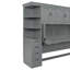 Lit escamotable simple avec garde-robe, armoire et bureau-1961957973