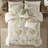 6 - Piece King Comforter With Bed Skirt And Shams Stunning Tropical Hues, Embroidery Details, Machine Washable Proof Cotton Including Decorative Pillows Weave, Reverse,