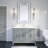 Terrence Oxford Gray 48" W x 22" D Single Sink Bathroom Vanity with Power Bar & USB Outlet, Engineered Stone Top, Drawer Organizer, Undermount Ceramic Sink -86965040-126676772