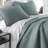 Southshore Fine Linens Vilano Oversized Quilt Set, Double-Brushed Microfiber Lightweight Quilted Bedding and 2 Pillow Shams, Full/Queen, Steel Blue-1001114984-1001114977