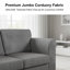 3 Seater Corduroy Sofa-1118796534