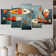 Highland Dunes Minimalism Fish Collages I On Canvas 5 Pieces Print ...