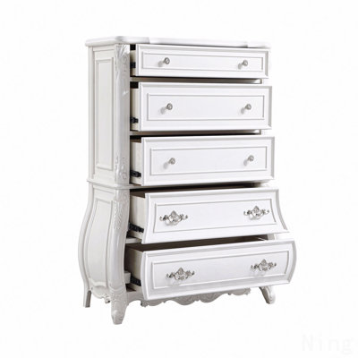 5-Drawer Chest, Modern Style  Woodenen Construction