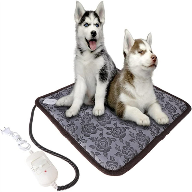 Waterproof Pet Electric Heating Pad Dog Cat Carpet Warming Mat with Chew Resistant Steel Cord Tucker Murphy Pet