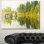 «River and Forest Panorama», reproduction de photo sur toile tendue
