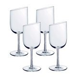 Villeroy & Boch NewMoon Set/4 Lead Free Crystal All Purpose Wine Glass