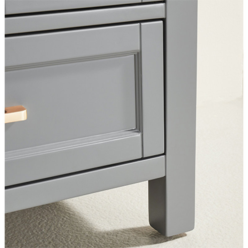 Ensemble de meuble-lavabo autoportant 48 po avec 2 poignées entièrement assemblé