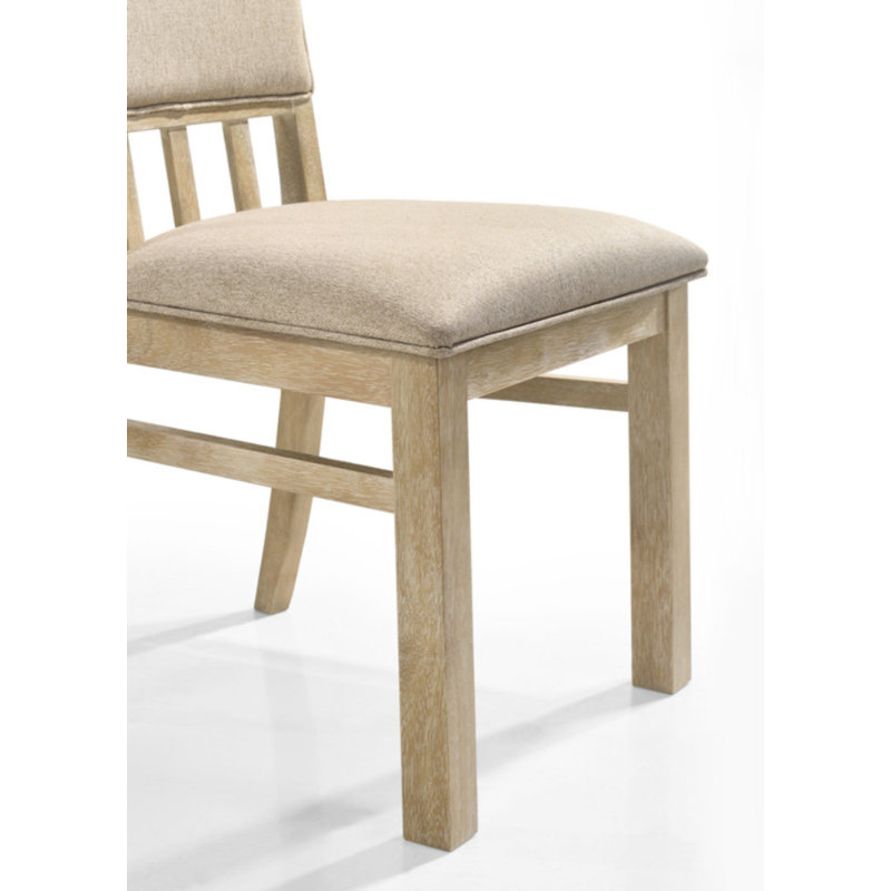 Ensemble de 2 chaises de salle à manger en tissu recyclé 19 po Brutus