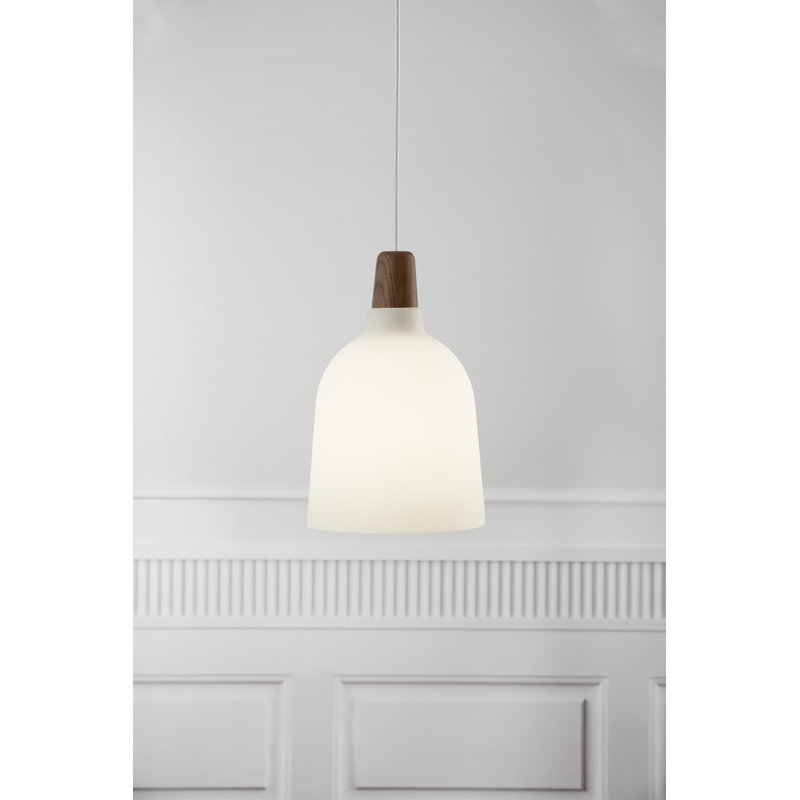 Jonali 1 - Light White Dome Pendant, 32 cm H x 20 cm W x 20 cm D
