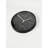 Stylish Decorative Wall Clock, Black & White, 11.8 in Diameter | 100% Plastic with Real Glass Cover, 1.8 in Thick | Perfect for Home, Office, or Kitchen Decor, Modern Design Enhances Any Space-105521005