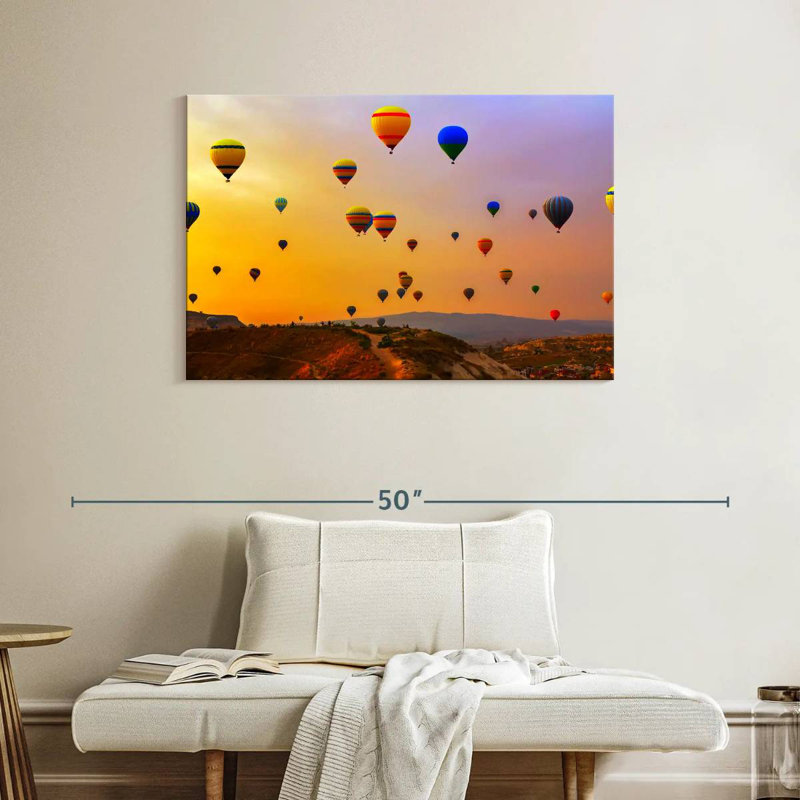 Mehar Airborne Hot Air Balloons, 26" H x 39" W