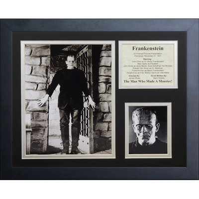 Souvenirs encadrée frankenstein