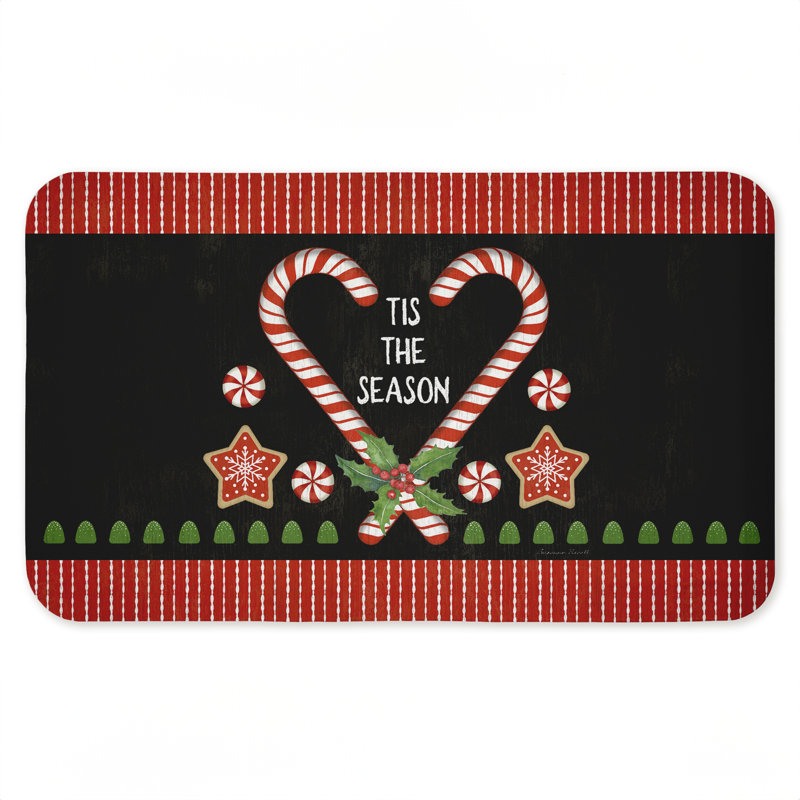 Tapis de sol anti-fatigue Tis The Season, imprimé par Suzanne Nicoll, 30 po x 18 po