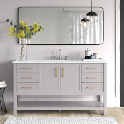 Vicini 60" Single Bathroom Vanity Set
