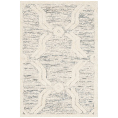 Hand Tufted Wool Geometric Rug