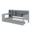 Lit de jour en bois avec tiroirs, ports USB et bureau-264375163-264375162