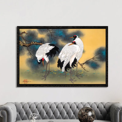 Morning Cranes - Painting on Canvas