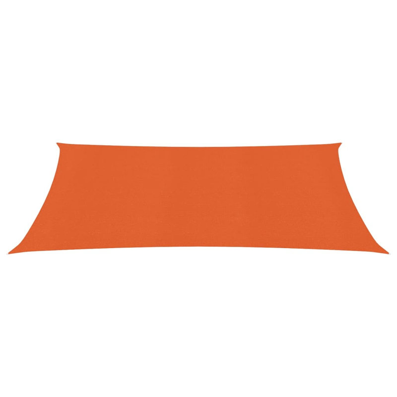Dakota Fields 450cm W x 250cm D Plastic Cover Retractable Freestanding Awning, Orange