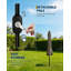 Parasol de patio extérieur de 9 pi avec manivelle et inclinaison à bouton-poussoir, protection UV imperméable-1139125033