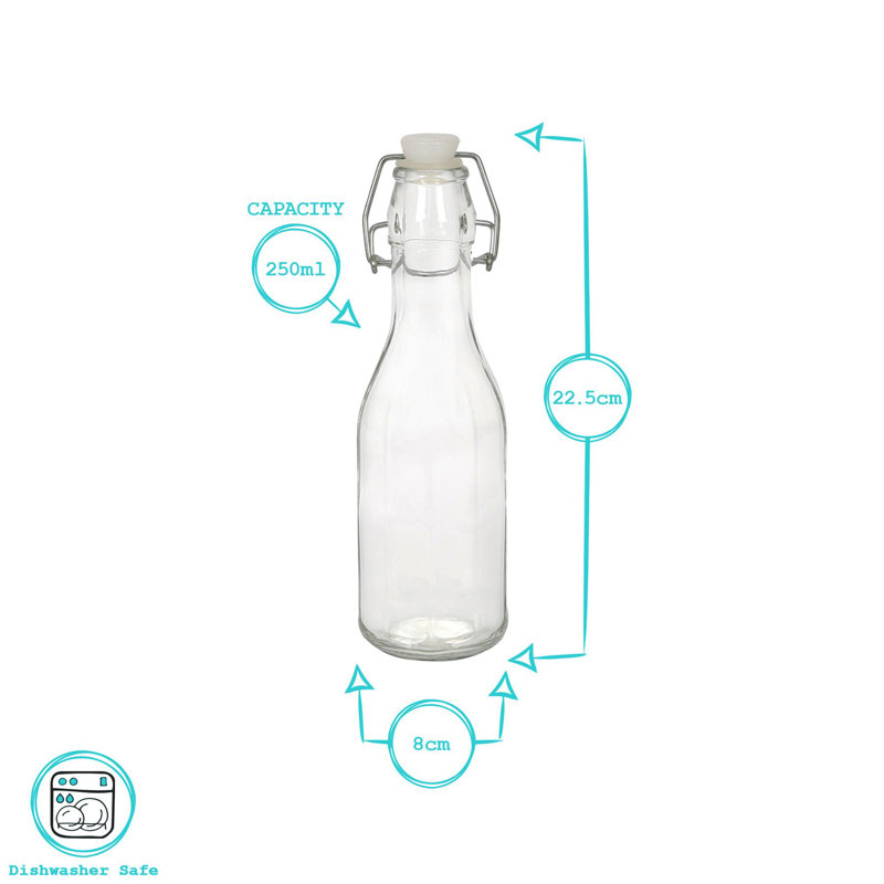 Argon Tableware 8.5ml Glass Water Bottle