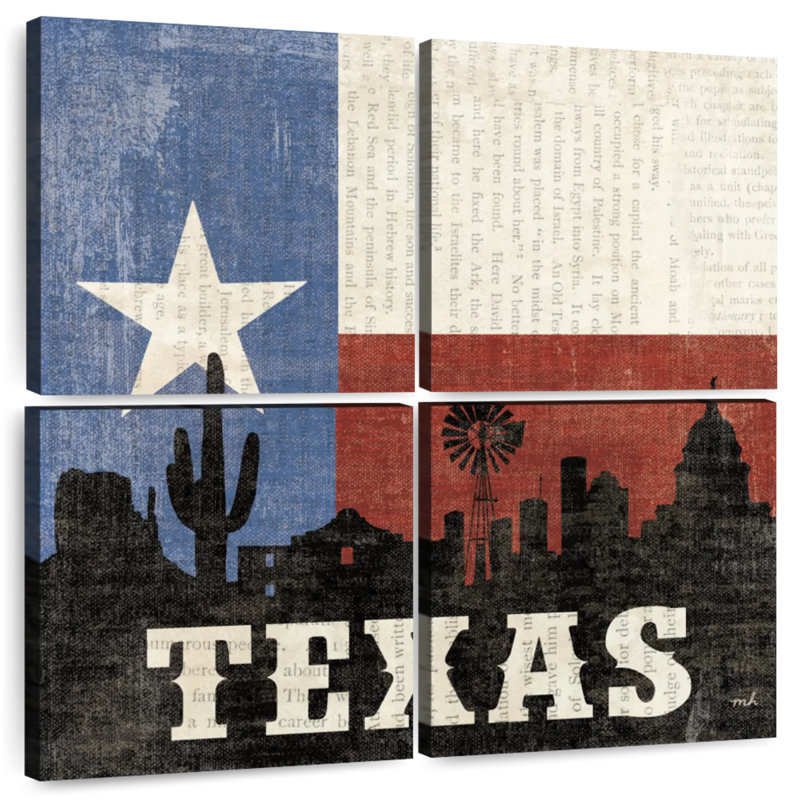 Borges Texas, 26" H x 26" W
