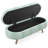 Cyan Oval , Rubber Wood Legs, 43.5"X16"X16", Hand - Made, Footstool Or Seat Usage, Structure, Storage Benefit Legged Bench, Handmade, Function, Compartment-200934728